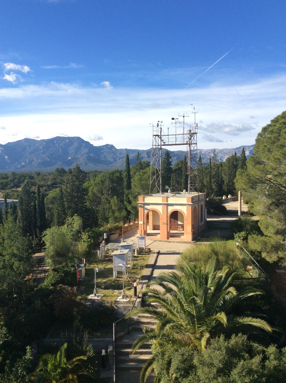 Estació meteorològica de l'Observatori.